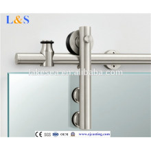 Glass Sliding Door Hardware for Elegant Barn Door Tracks/Stainless Steel Sliding Door Accessories (LS-SDS -6517)